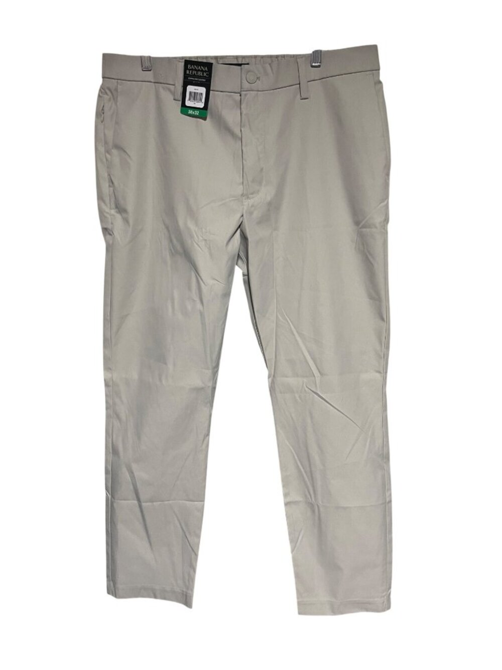 Banana Republic Mens Commuter Flex Pants 38x32 Tan Business Casual Academia